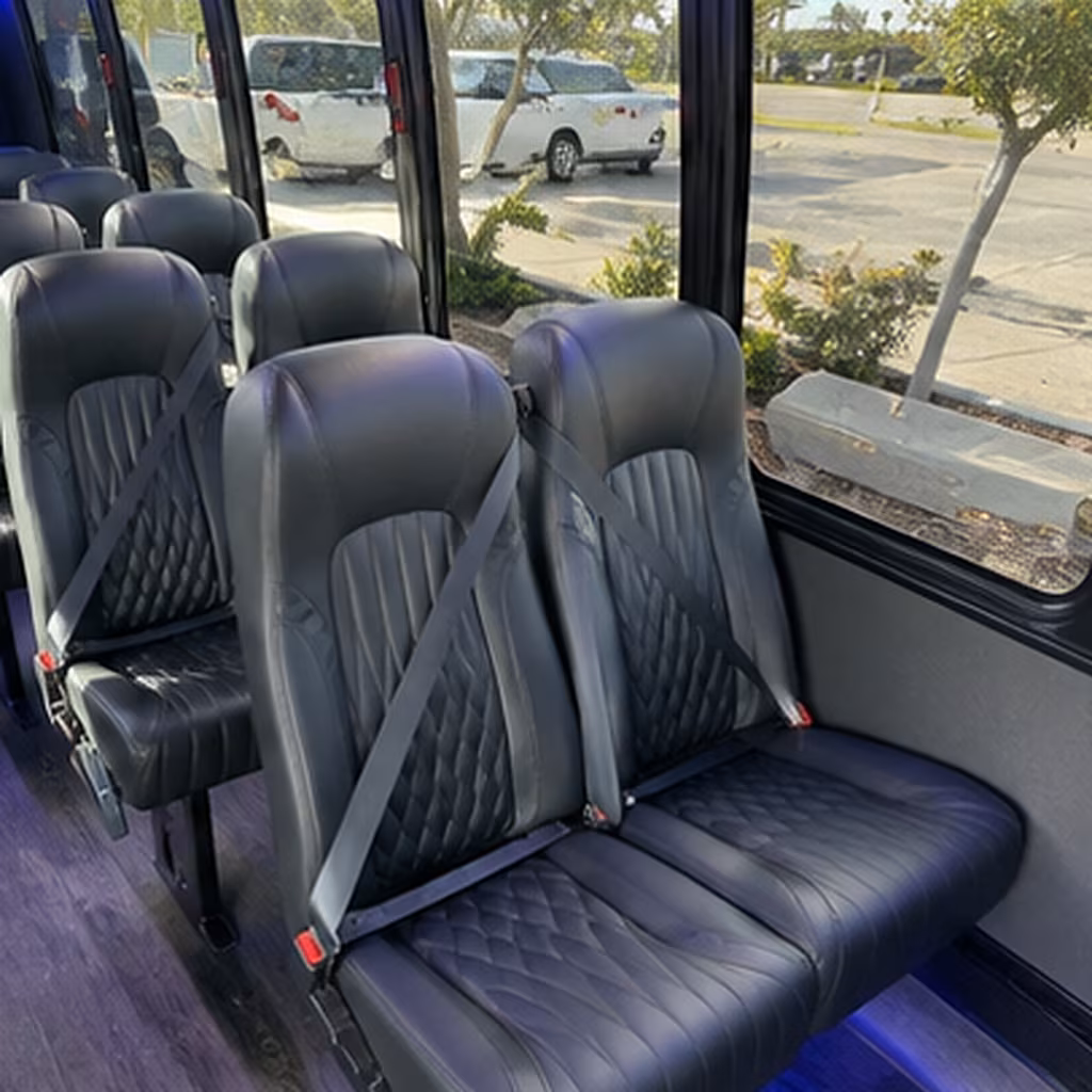eagan airport transportation onboard seating