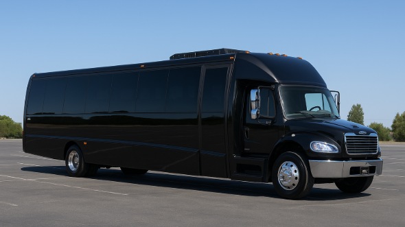 Exterior of Charter Bus Company Eagan's 20 Passenger Mini bus in Eagan