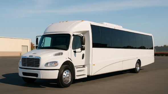 Exterior of Charter Bus Company Eagan's 25 Passenger Mini bus in Eagan