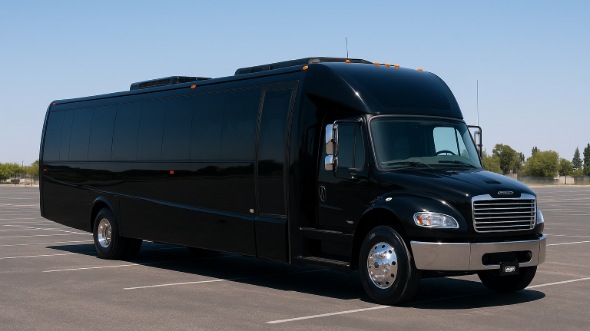 Exterior of Charter Bus Company Eagan's 28 Passenger Mini bus in Eagan