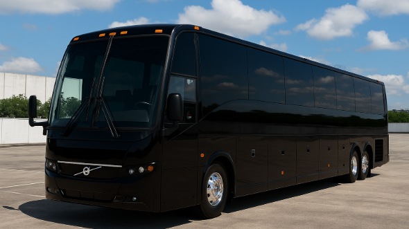 Exterior of Charter Bus Company Eagan's 50 Passenger Charter Bus in Eagan