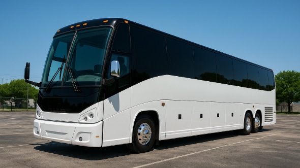 Exterior of Charter Bus Company Eagan's 54 Passenger Charter Bus in Eagan