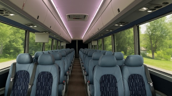eagan 15 passenger minibus inside
