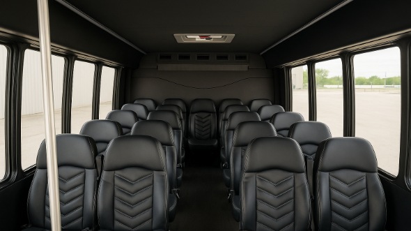 eagan 28 passenger minibus inside