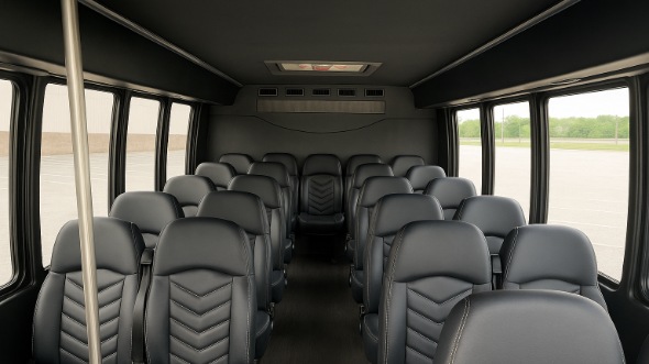 eagan 30 passenger minibus inside